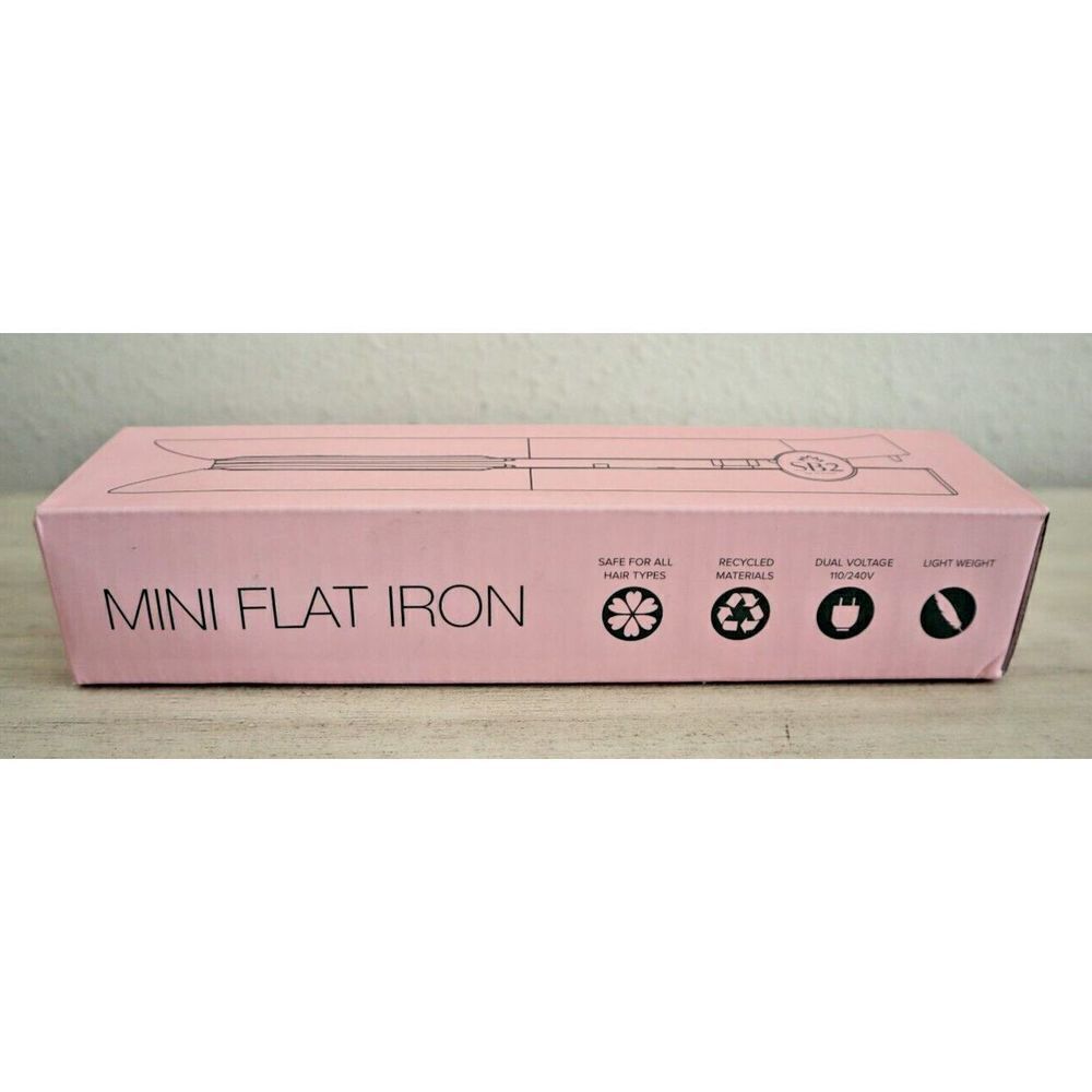 SB2 by Sutra 10HSMNG-B2 - Compact Travel Size - Pink Mini Flat Iron